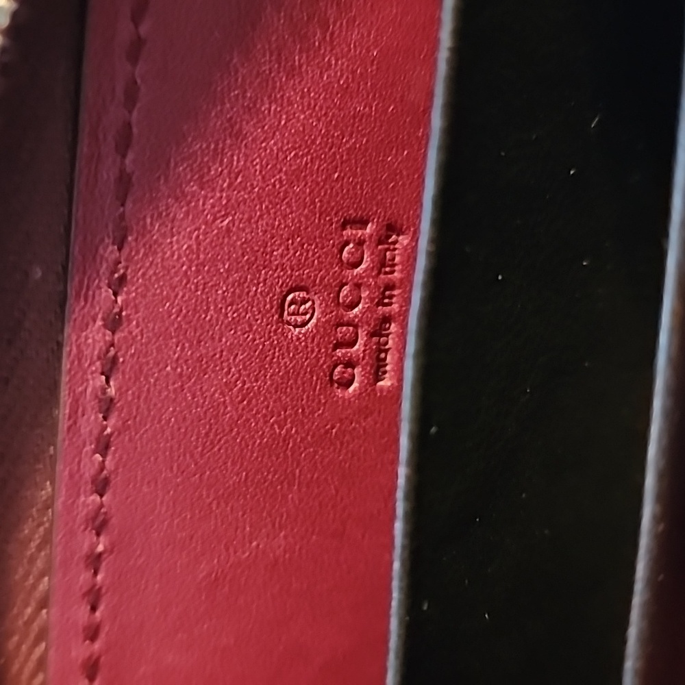 💥Authentic💥vintage GUCCI Leather Wallet In Burgundy - Picture 6 of 11